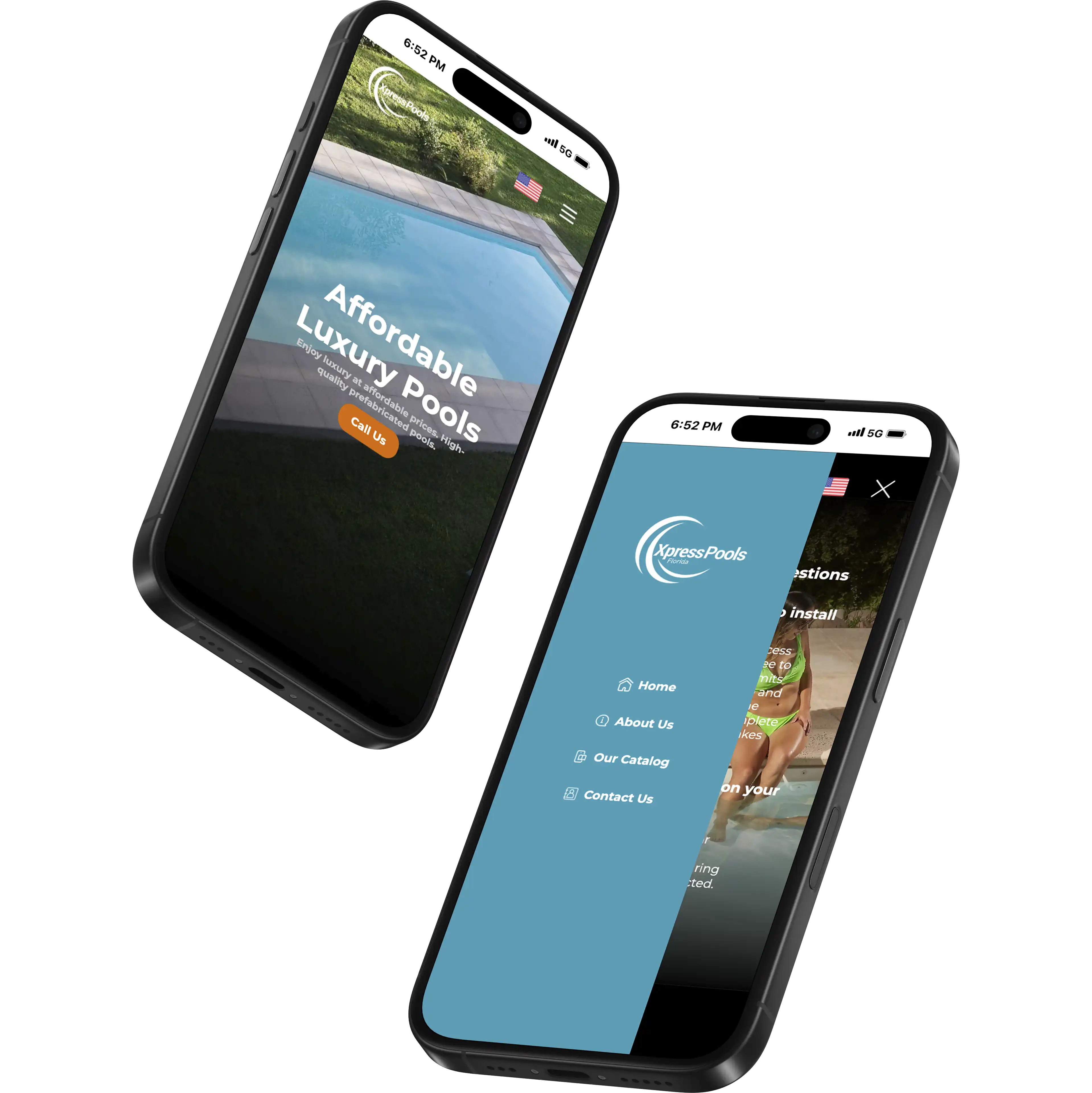 iPhones mostrando una web realizada por Berlin Code.
